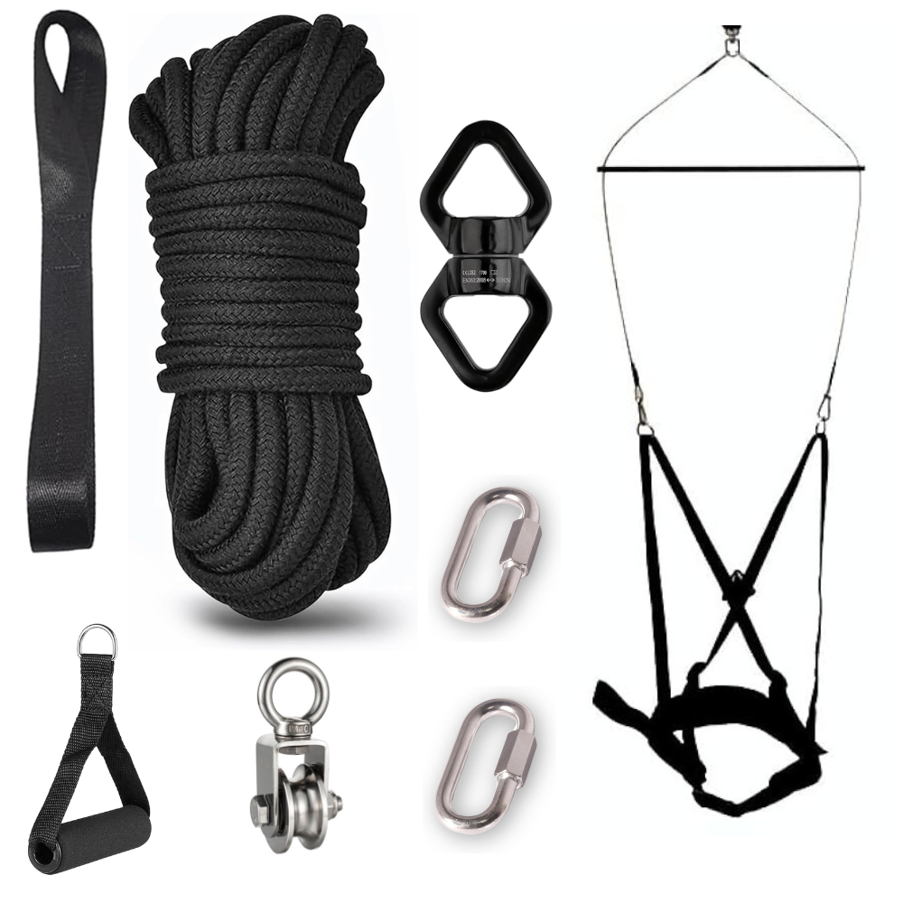 Kit d'entraînement aux sauts sur glace ou hors-glace (à fixer au plafond)