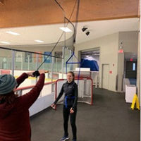 Kit d'entraînement aux sauts sur glace ou hors-glace (à fixer au plafond)